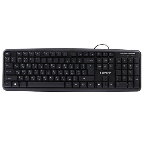 Клавиатура Gembird KB-U-103-UA Ukr Black