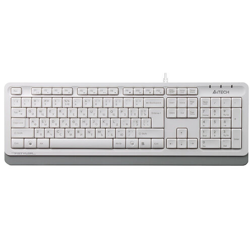 Клавіатура A4Tech FK10 Ukr White