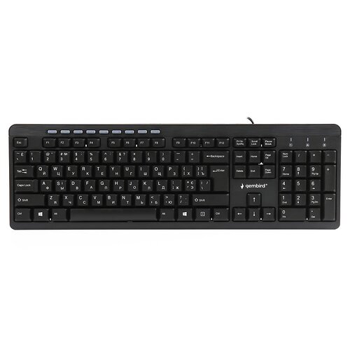 Клавиатура Gembird KB-UM-106-UA Ukr Black