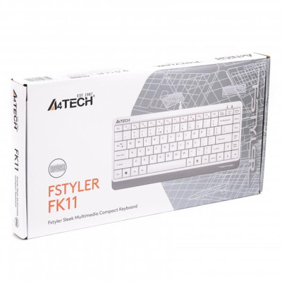 Клавиатура A4Tech FK11 White Клавиатура A4Tech FK11 White