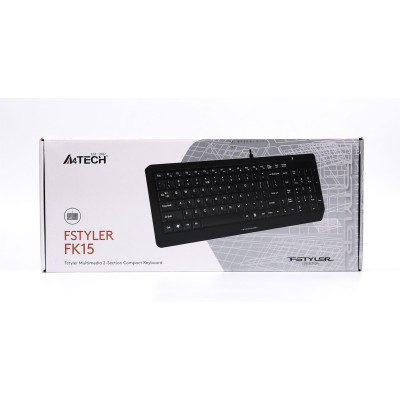 Клавиатура A4Tech Fstyler FK15 Ukr Black Клавиатура A4Tech Fstyler FK15 Ukr Black
