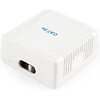 Розетка Cablexpert (NCAC-2U5E-01) 2хRJ-45, Cat5Е, зовнішня, біла