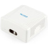 Розетка Cablexpert (NCAC-2U5E-01) 2хRJ-45, Cat5Е, внешняя, белая