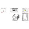 Розетка Cablexpert (NCAC-1F6-01) RJ-45, Cat6, зовнішня, біла