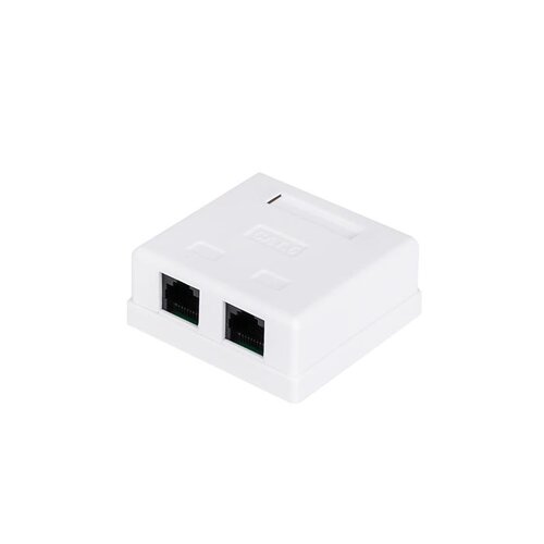Розетка Atcom (60252) внешняя UTP cat 6 2хRJ45