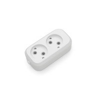 Розеточный блок 2 гнезда Electrum C-SM-1774 Розеточный блок 2 гнезда Electrum C-SM-1774