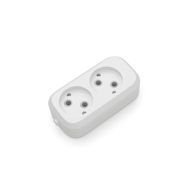 Розеточный блок 2 гнезда Electrum C-SM-1774