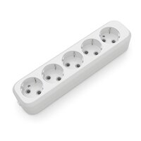 Розеточный блок Electrum 5 гнезд с заземлением C-SM-1780