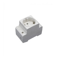 Розетка ELM SO-10E-DIN с заземлением на DIN-рейку 16A Белая (41-0023) Розетка ELM SO-10E-DIN с заземлением на DIN-рейку 16A Белая (41-0023)