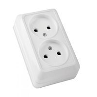 Розетка ELM Simply OD-20 двойная без заземления (41-0033)