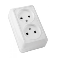 Розетка ELM Simply OD-20 двойная без заземления (41-0033)