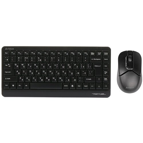 Комплект (клавіатура, миша) бездротовий A4Tech FG1112 Black