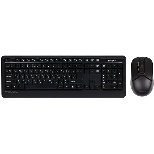 Комплект (клавиатура, мышь) беспроводной A4Tech FG1012 Black