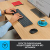 Комплект (клавіатура, миша) бездротовий Logitech MK235 ENG/UKR Grey (920-007931)