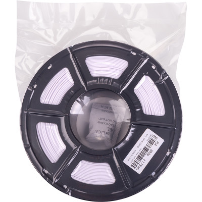 PLA-пластик PowerPlant Filament для 3D-принтера 1.75 мм 1 кг, білий (PT812950)
