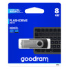 Флеш-накопитель USB2.0 8GB Goodram UTS2 (Twister) Black (UTS2-0080K0R11)