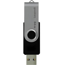 Флеш-накопичувач USB2.0 64GB Goodram UTS2 (Twister) Black (UTS2-0640K0R11)