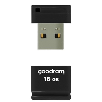 Флеш-накопичувач USB2.0 16GB Goodram UPI2 (Piccolo) Black (UPI2-0160K0R11)
