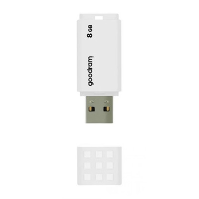 Флеш-накопитель USB2.0 8GB Goodram UME2 White (UME2-0080W0R11)