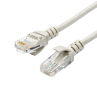 Патч-корд литой, UTP, RJ45, Cat.5e, 2m, серый