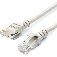 Патч-корд литой, UTP, RJ45, Cat.5e, 3m, серый