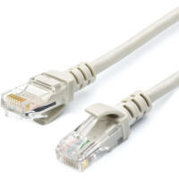 Патч-корд литой, UTP, RJ45, Cat.5e, 3m, серый