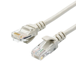 Патч-корд литой, UTP, RJ45, Cat.5e, 7.5m, серый