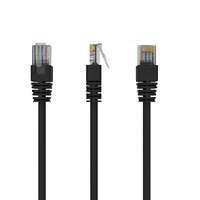 Патч-корд UTP Cablexpert (PP12-1M/BK) літий, 50u 