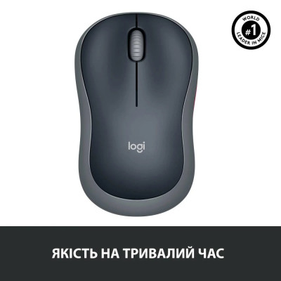 Беспроводная мышь Logitech M185 Grey (910-002238)