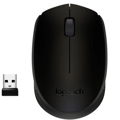 Беспроводная мышь Logitech M170 Grey/Black (910-004642)