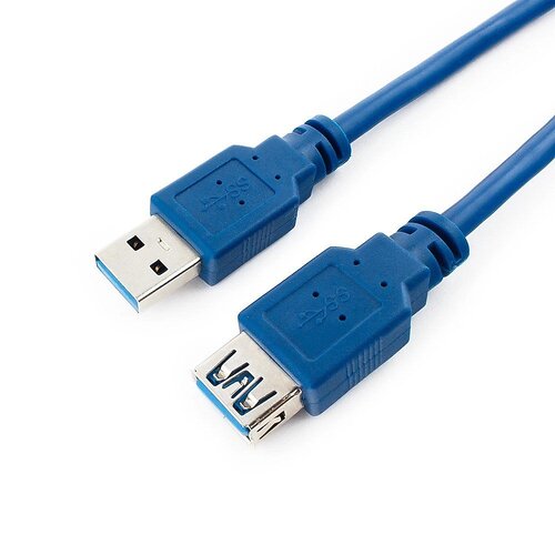Кабель Gembird (CCP-USB3-AMAF-6) USB 3.0 AM/AF 1.8 м, синій, Premium