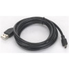 Кабель Cablexpert USB - miniUSB V 2.0 (M/M), 1.8 м, черный (CCP-USB2-AM5P-6)