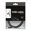 Кабель Cablexpert USB - USB Type-B V 2.0 (M/M), 1.8 м, чорний (CCP-USB2-AMBM-6)