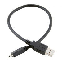 Кабель Atcom USB - micro USB V 2.0 (M/M), 0.8 м, чорний (9174) пакет