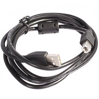 Кабель Cablexpert USB - USB Type-B V 2.0 (M/M), 1.8 м, ферритовый фильтр, черный (CCF-USB2-AMBM-6)