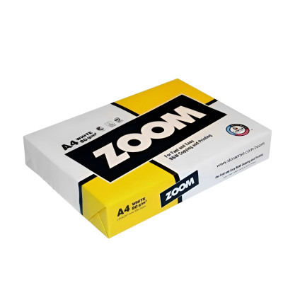 Бумага Zoom 80g/m2, A4, 500листов, класс C, белизна 150% CIE
