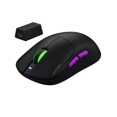 Беспроводная мышь Hator Quasar 3 Ultra 8K Wireless Black (HTM770) Беспроводная мышь Hator Quasar 3 Ultra 8K Wireless Black (HTM770)
