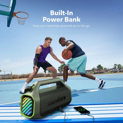 Акустична система Anker SoundCore Boom 2 Plus Green (A3134061) Акустична система Anker SoundCore Boom 2 Plus Green (A3134061)