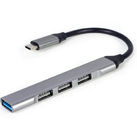 USB-хаб Gembird USB Type-C 4-в-1 (UHB-CM-U3P1U2P3-03)