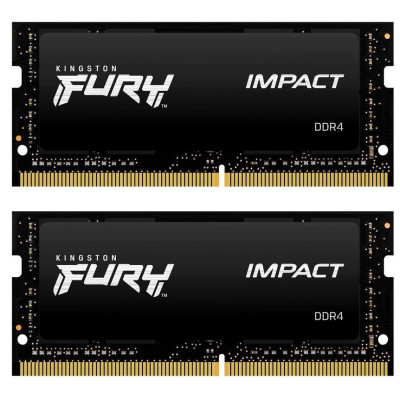 Модуль пам`ятi SO-DIMM DDR4 2x16GB/3200 Kingston Fury Impact (KF432S20IBK2/32)