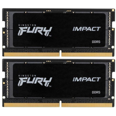 Модуль пам`ятi SO-DIMM DDR5 2x16GB/5600 Kingston Fury Impact (KF556S40IBK2-32)