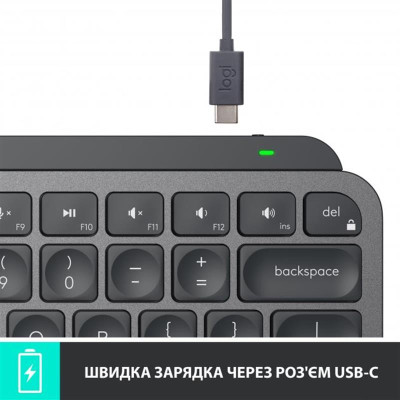 Беспроводная клавиатура Logitech MX Keys Mini Wireless Illuminated Graphite (920-010498)