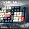 Беспроводная клавиатура GamePro Asgard Drakkar Keychron Super Red Switch Blue (MK305BL)