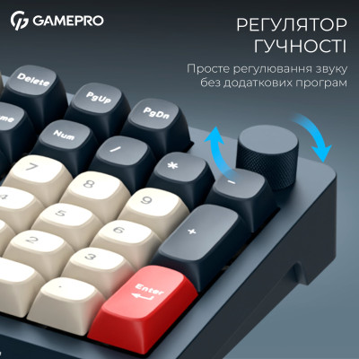 Клавіатура бездротова GamePro Asgard Drakkar Keychron Super Red Switch Blue (MK305BL) Клавіатура бездротова GamePro Asgard Drakkar Keychron Super Red Switch Blue (MK305BL)