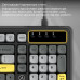 Клавиатура Ajazz AF98 Black USB-C Black Gray Yellow (AF98-BGY)