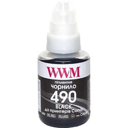Чорнило WWM Canon Pixma G1400/2400/3400 Black Pigment (C490BP) 140г