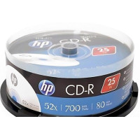 Диски CD-R HP (69311 /CRE00015-3) 700MB 52x, шпиндель, 25 шт Диски CD-R HP (69311 /CRE00015-3) 700MB 52x, шпиндель, 25 шт