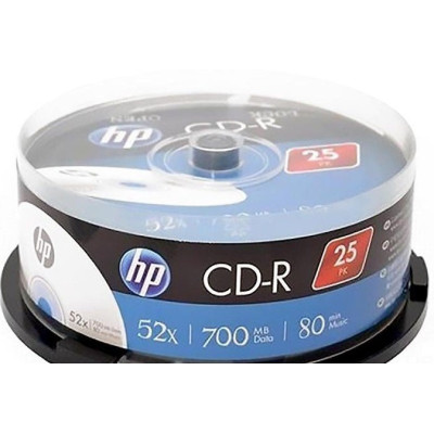 Диски CD-R HP (69311 /CRE00015-3) 700MB 52x, шпиндель, 25 шт Диски CD-R HP (69311 /CRE00015-3) 700MB 52x, шпиндель, 25 шт