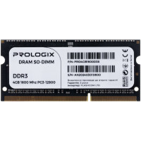 Модуль памяти SO-DIMM DDR3L 4GB/1600 Prologix (PRO4GB1600D3S)