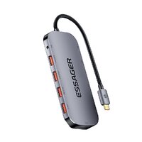 USB-хаб Essager Marble Harp 11 в 1 USB-C Hub (EHB11-FQ0G-Z)